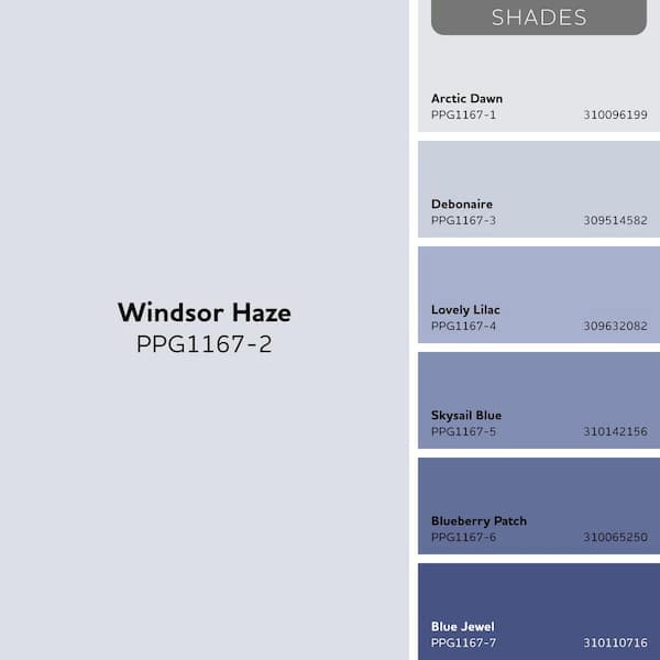 Glidden Essentials 1 gal. PPG1167-2 Windsor Haze Eggshell Interior