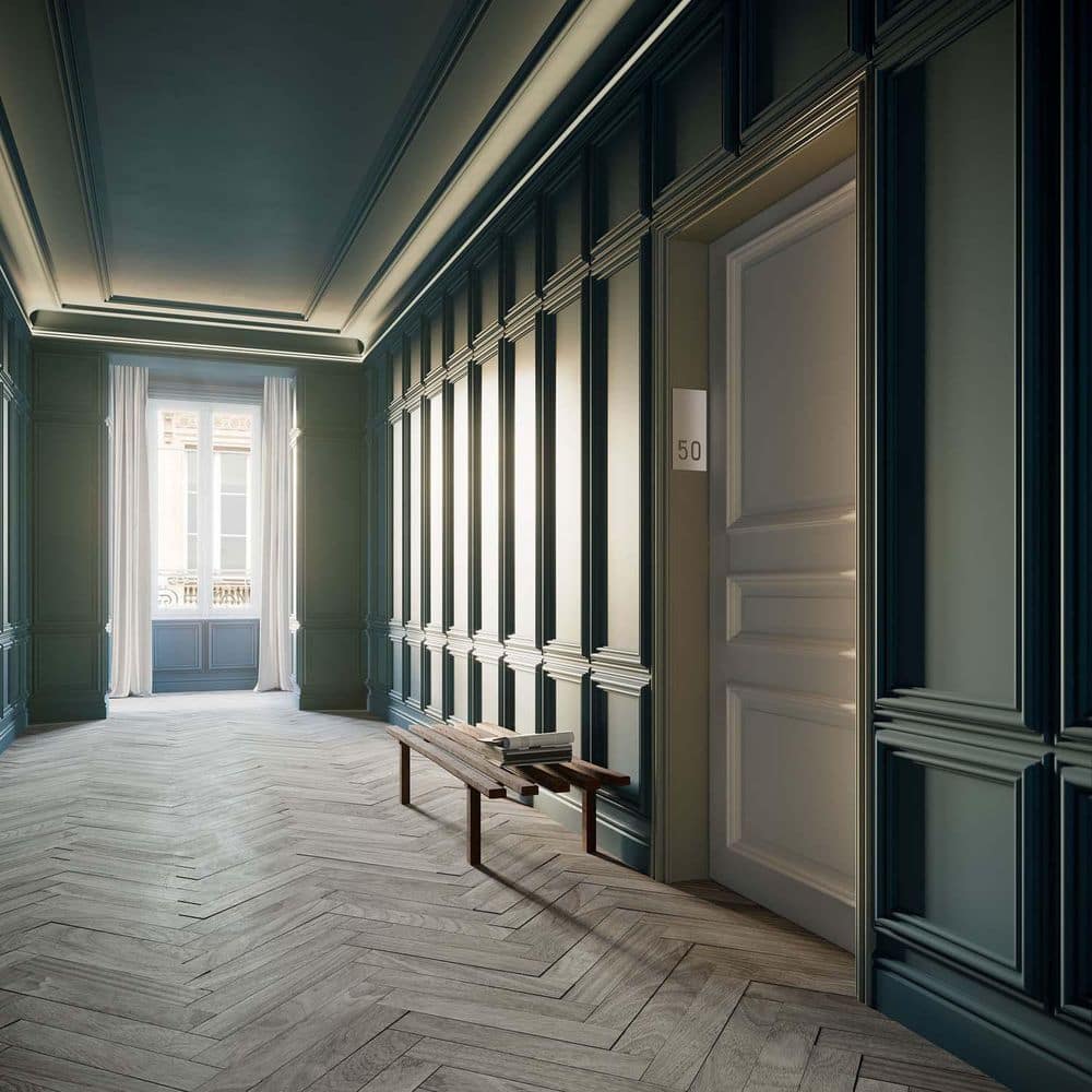 Primed White Polyurethane Panel Moulding Set