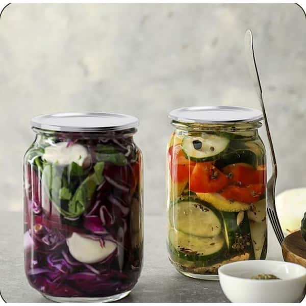 Vacuum Seal Series Dual-Size Food Storage Lids 48-Pack