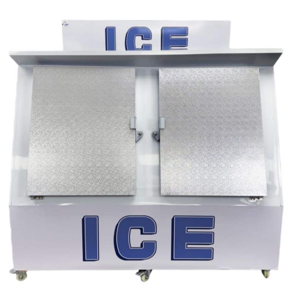 72in. 60 cu. ft. Commercial Auto / Cycle Defrost Upright Freezer Outdoor Ice Storage 200 Bags in White price history on PriceWatchPro