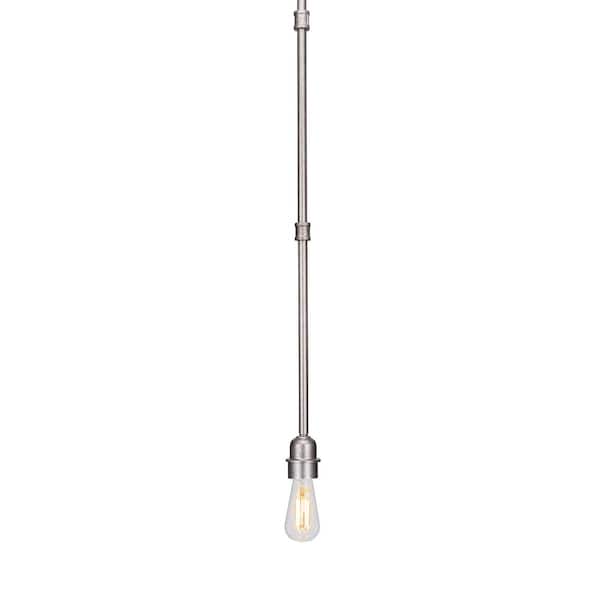 Greenville 60-Watt 1-Light Aged Silver Pendant Light Mini Pendant with LED, Bulb Included