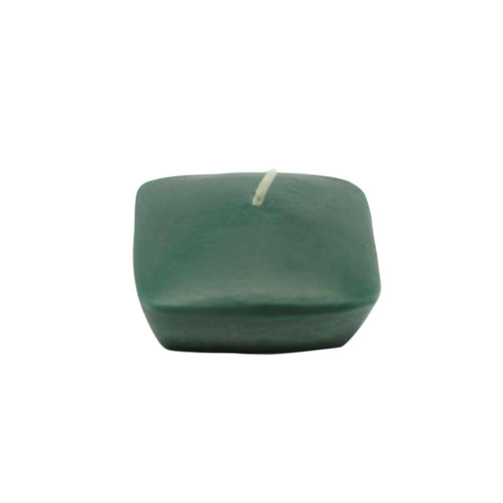 UPC 685024168723 product image for Zest Candle 2.25 in. Hunter Green Square Floating Candles (12-Box) | upcitemdb.com