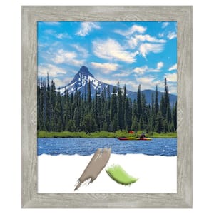 Dove Greywash Narrow Picture Frame Opening Size 18x22 in.