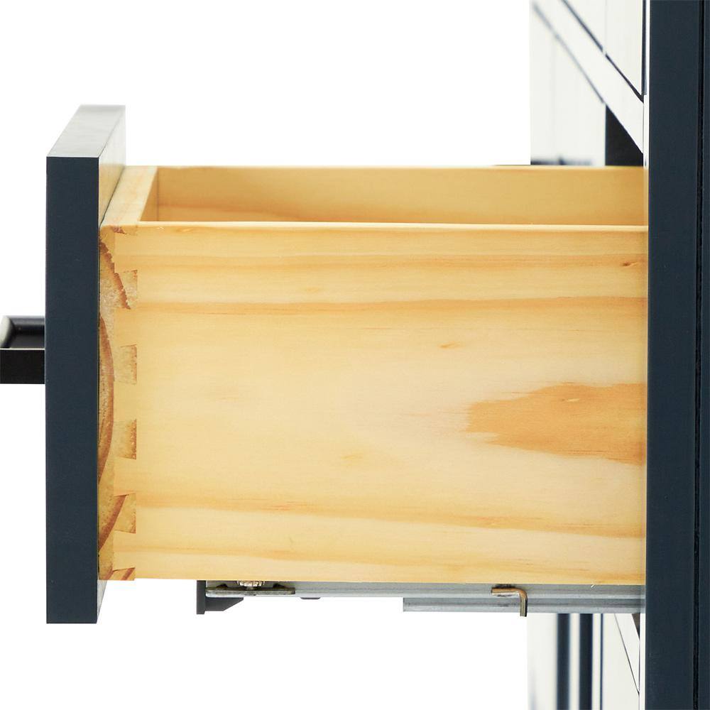 Midnight Blue 55" Freestanding Single Basin Vanity Set