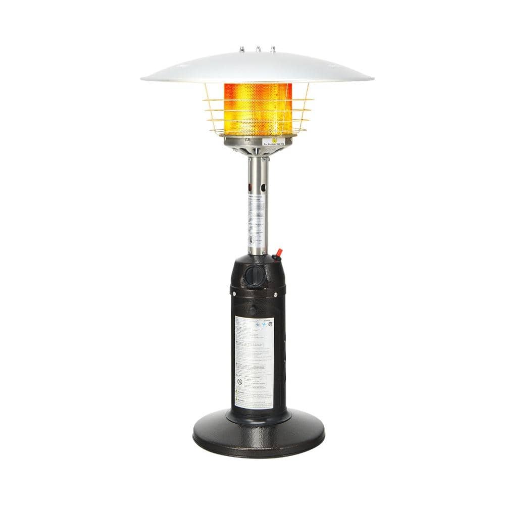 21 in. Steel and Aluminum Tabletop Propane Patio Heater with 13,000 BTU Heat Output, Black price history on PriceWatchPro