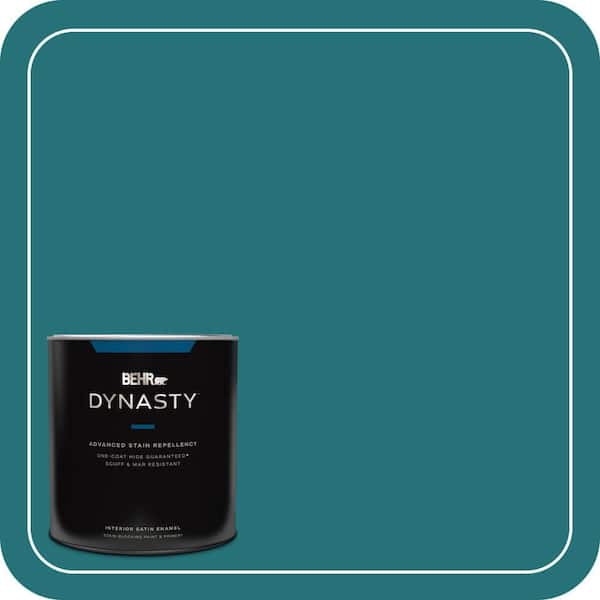BEHR DYNASTY 1 qt. #520D-7 Mosaic Tile Satin Enamel Interior Stain-Blocking Paint & Primer