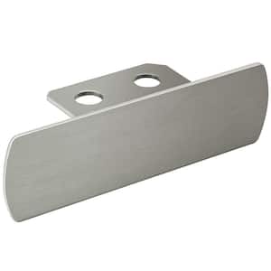 Trep-G-S Brushed Stainless Steel 11/16 in. x 1-3/16 in. Metal End Cap