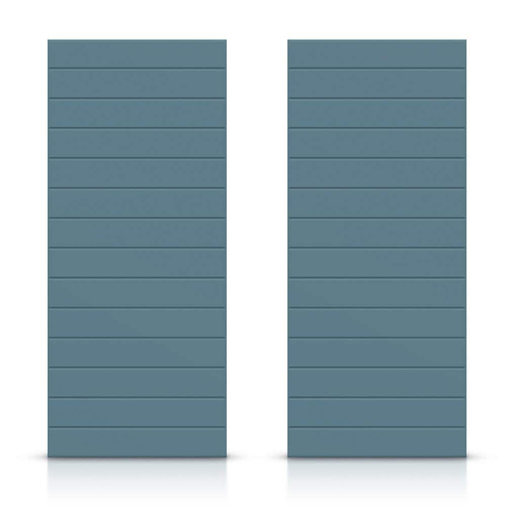 48 in. x 84 in. Hollow Core Dignity Blue Stained Composite MDF Interior Double Closet Sliding Doors price history on PriceWatchPro