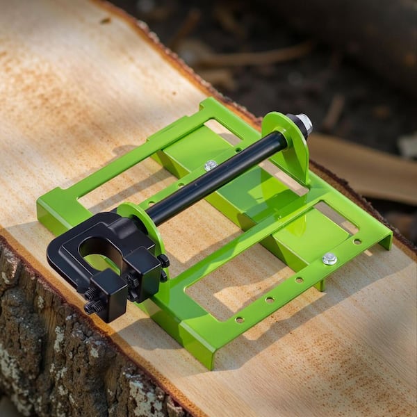 Chainsaw Mill, Adjustable 2-6 in. 8.07 in. Width, Vertical Lumber Cutting Guide, Firewood Rack