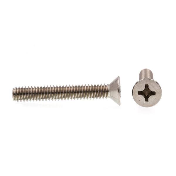 1/4-20 x 1-3/4" Phillips Round Head Machine Screws Stainless Steel 18-8 Qty 25 