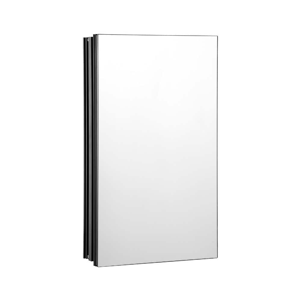Medicine Cabinet 14 in. x 24 in. Bathroom Wall Cabinet with Mirror Recessed or Wall Mount price history on PriceWatchPro