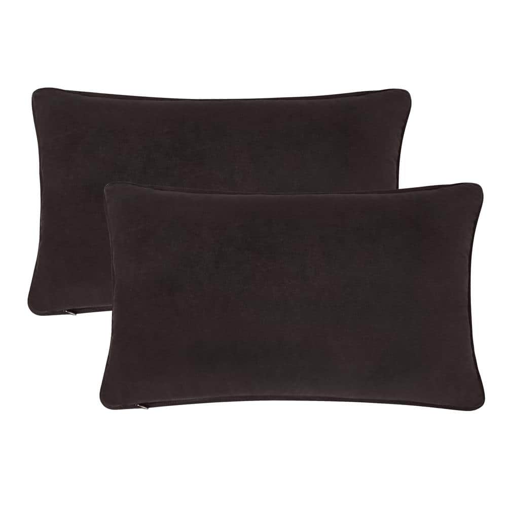 Polyester Lumbar Rectangular Indoor/Outdoor Pillow Cover & Insert Latitude Run Color: Gray/Navy/Beige