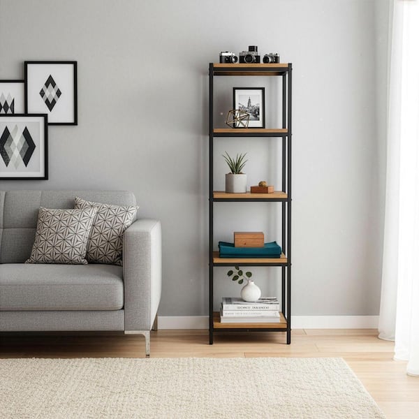 Glamour Home Ailis Etagere Bookcase S...