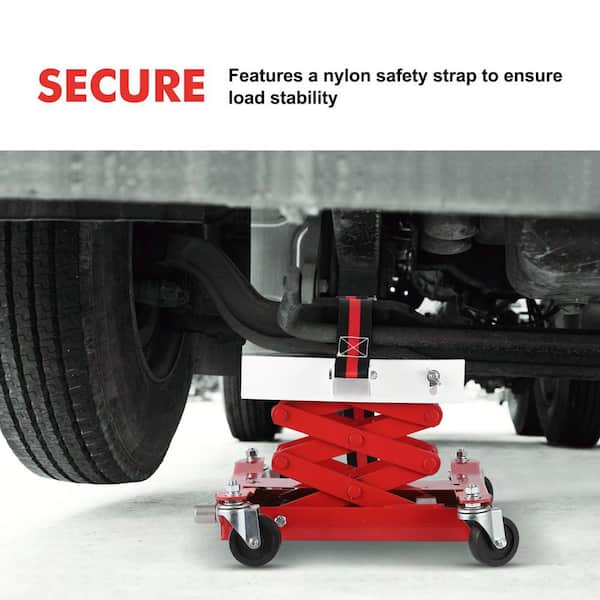 Heavy-Duty 450 lbs. Transmission Jack, Auto Repair Lifting Floor Jack