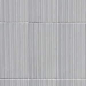 Delphi Blanco White 4.33 in. x 8.66 in. Polished Glass Fluted Subway Wall Tile (6.24 sq. ft./Case)