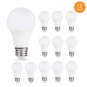 40-Watt Equivalent 6-Watt A19 Non-Dimmable Dusk to Dawn LED Light Bulb E26 Base in Warm White 2700K (12-Pack)