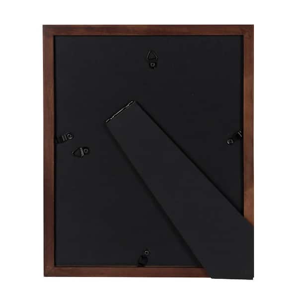 CustomPictureFrames.com 30x30 Dark Brown Real Wood Picture Frame Width 0.75 Inches | Interior Frame Depth 0.5 Inches | Mogano Traditional Photo Frame
