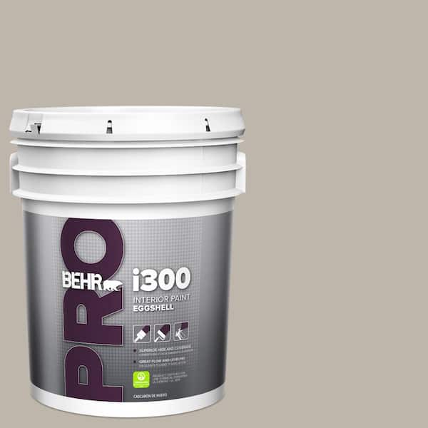 BEHR PRO 5 gal. #HDC-CT-21 Grey Mist Eggshell Interior Paint