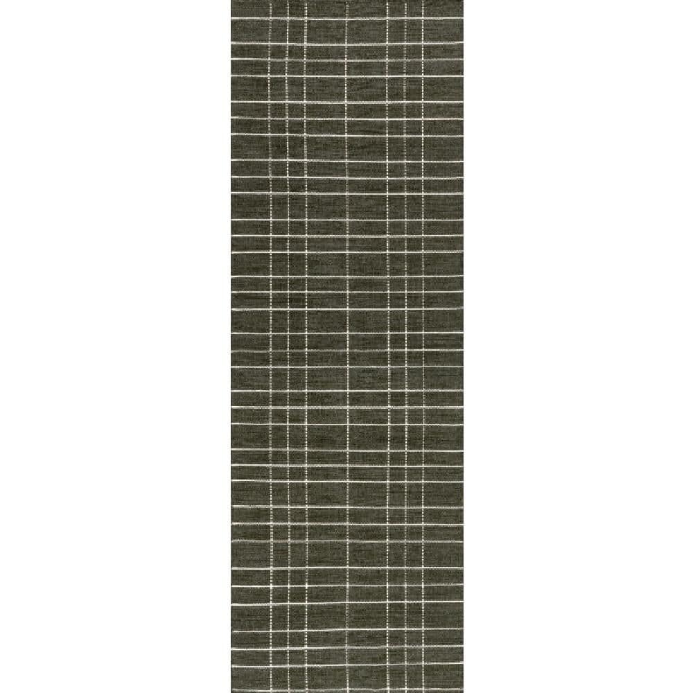 Charlie Plaid Wool Green 2 ft. 6 in. x 8 ft. Indoor/Outdoor Patio Runner Rug price history on PriceWatchPro