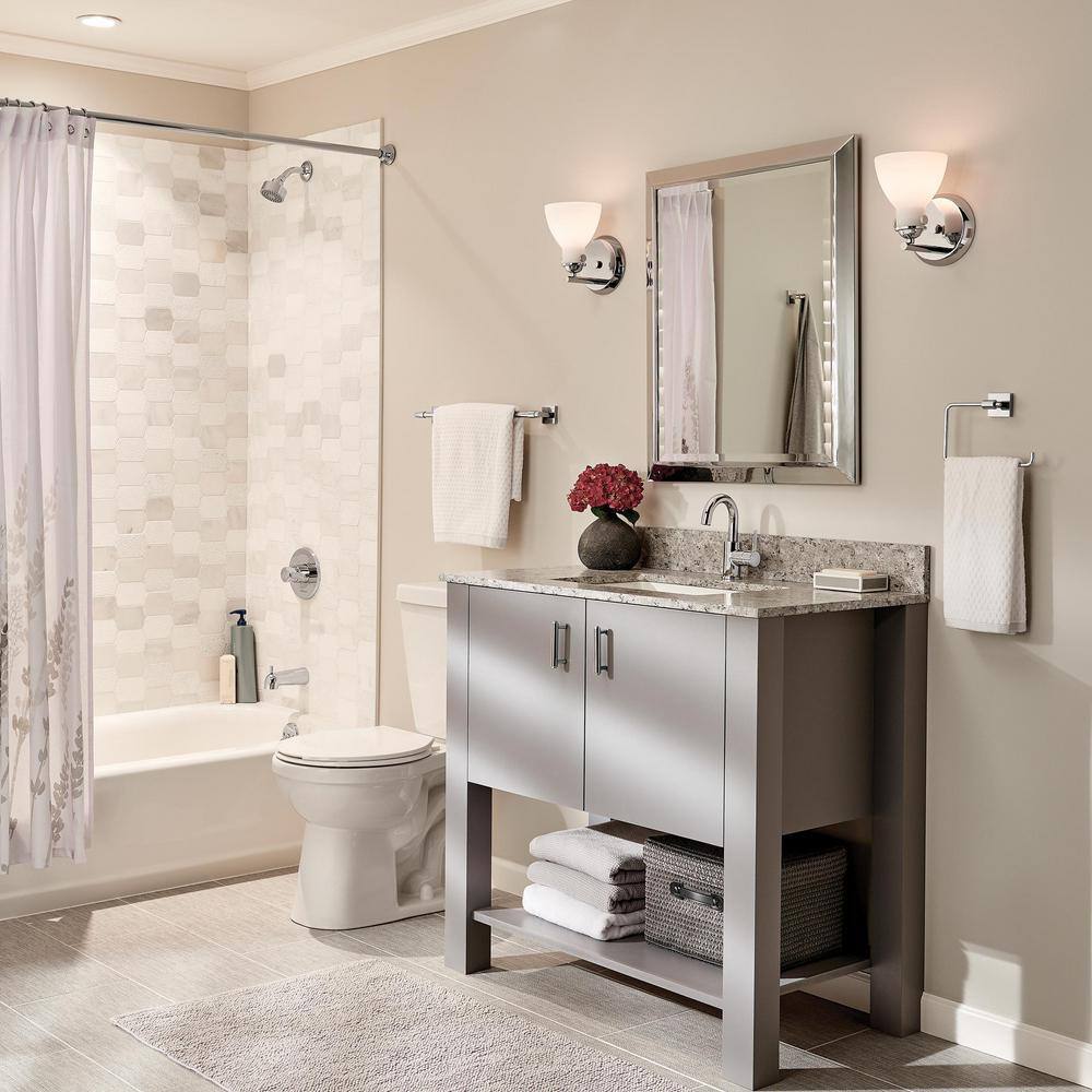 Polished Chrome 3-Piece Bathroom Hardware Set