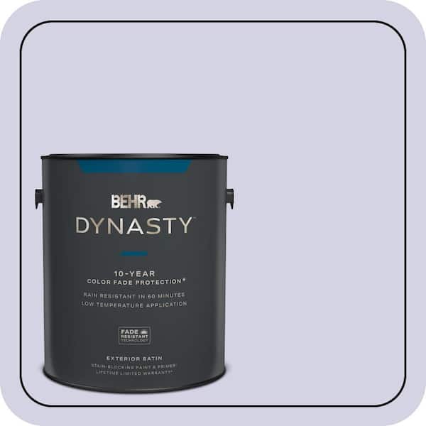 BEHR DYNASTY 1 gal. #M550-2 Lavender Memory Satin Enamel Exterior Stain-Blocking Paint & Primer