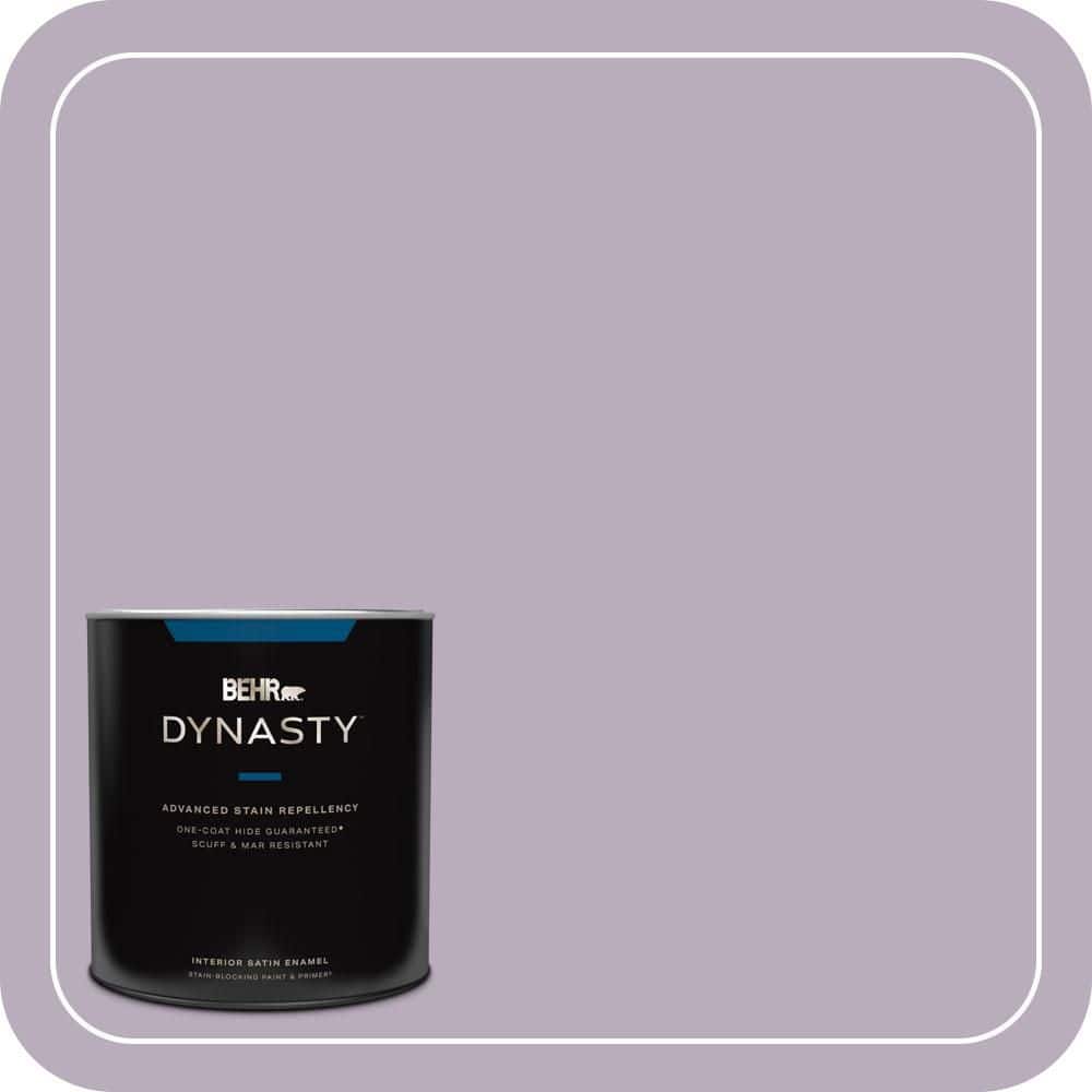 1 qt. Home Decorators Collection #HDC-SP14-12 Exclusive Violet Satin Enamel Interior Stain-Blocking Paint & Primer price history on PriceWatchPro