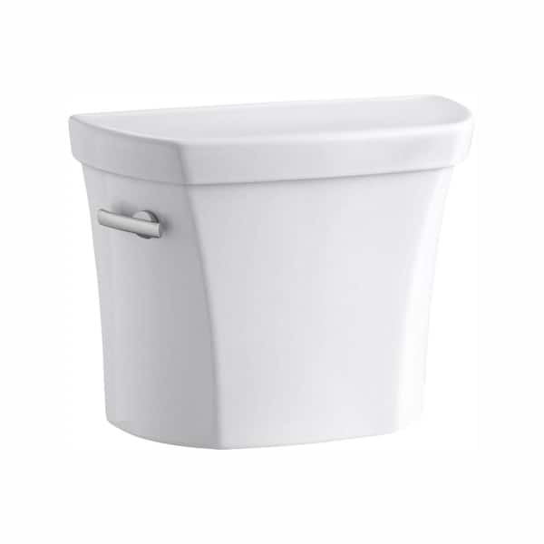 KOHLER Wellworth 1.28 GPF Single Flush Toilet Tank Only with Insuliner Tank Liner and Locks in White