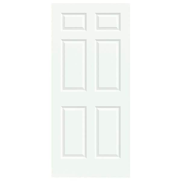 JELD-WEN 36 in. x 80 in. Colonist White Painted Smooth Solid Core Molded Composite MDF Interior Door Slab