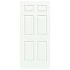 36 in. x 80 in. Colonist White Painted Smooth Molded Composite MDF Interior Door Slab
