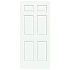36 in. x 80 in. Colonist White Painted Smooth Molded Composite MDF Interior Door Slab