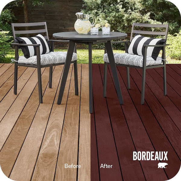 ブラッディウッド BEHR PREMIUM 1 gal. #ST-106 Bordeaux Semi-Transparent