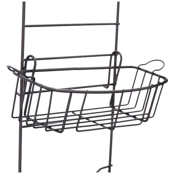 Zenna Home E7803STBB Over-the-Shower Door Caddy Stainless Steel