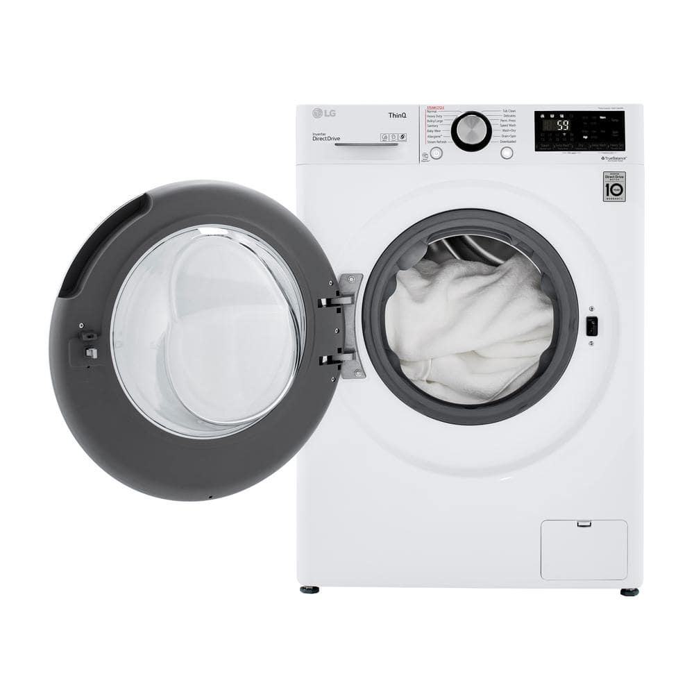 LG 24 Inch White Smart All-In-One Washer Dryer Combo