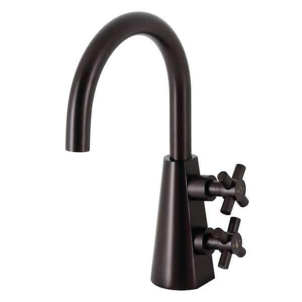 Kingston Brass Constantine 2-Handle Single Hole Bathroom Faucet with Push Pop-Up in Oil Rubbed Bronze