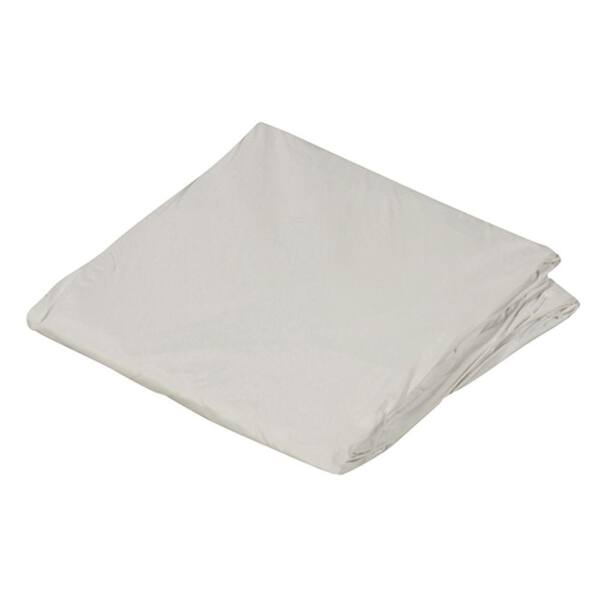 Unbranded 39 in. x 75 in. x 8 in. Duro-Med Mattress Cover Plastic Contour Twin in White