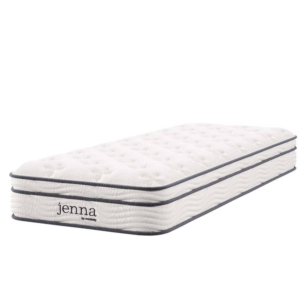Jenna 8in. Medium Innerspring Pillow Top Twin Mattress - thumbnail 3