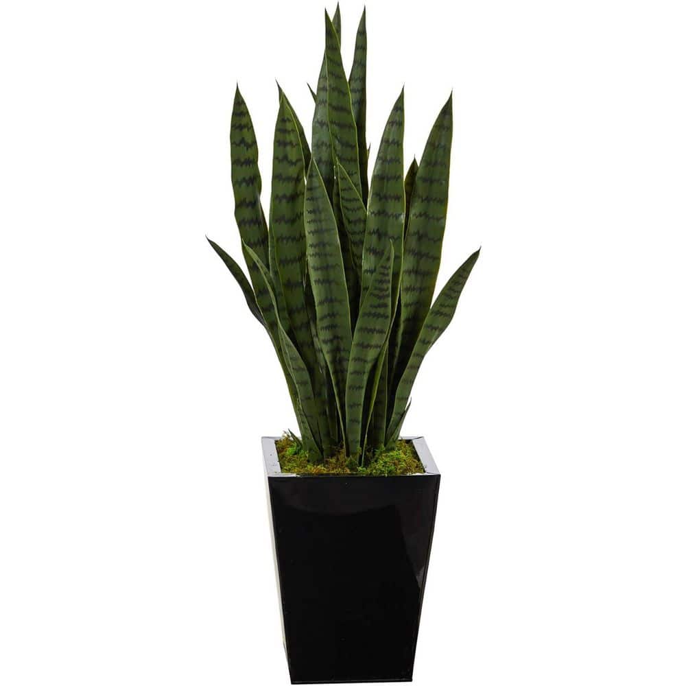 40 in. Artificial Green Indoor/Outdoor Sansevieria, Faux Tall Snake Plant, Decorative Accent For Any Room price history on PriceWatchPro
