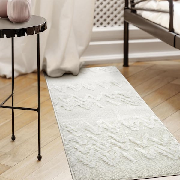 Palafito Geometric High-Low Area Rug