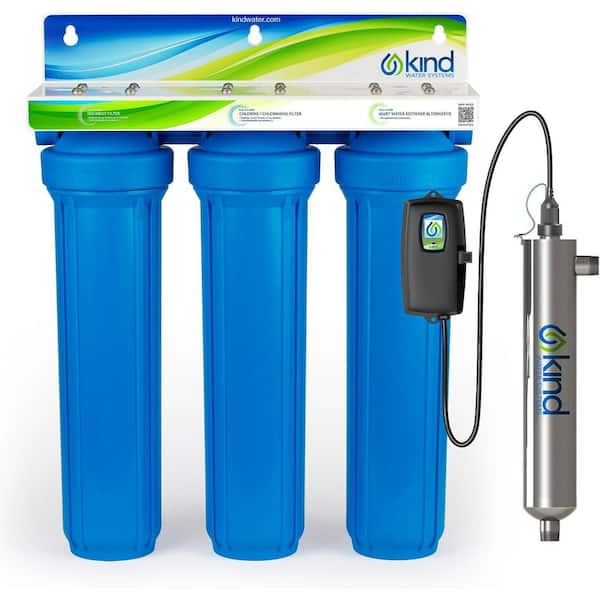 Kind Water Systems Whole House Salt-Free Water Softener and Filter Combo with UV