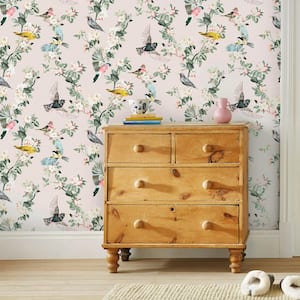 Joules Handford Garden Birds Antique Creme Matte Non Woven Removable Paste The Wall Wallpaper Sample