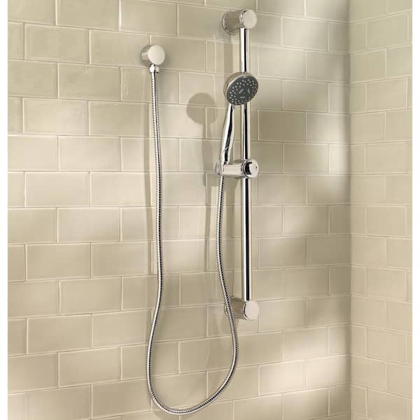 Pfister 3-Spray Hand Shower with Wall Bar in Polished Chrome LG16-300C  The Home Depot