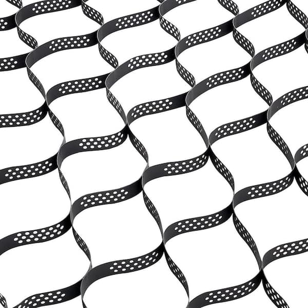 Gravel Grid, 2 in. D 16.4 x 6.5 ft. /196.8 in. L x 78 in. W, Supports 1880 lbs./sq.ft. Plastic Paver Ground Stabilizer