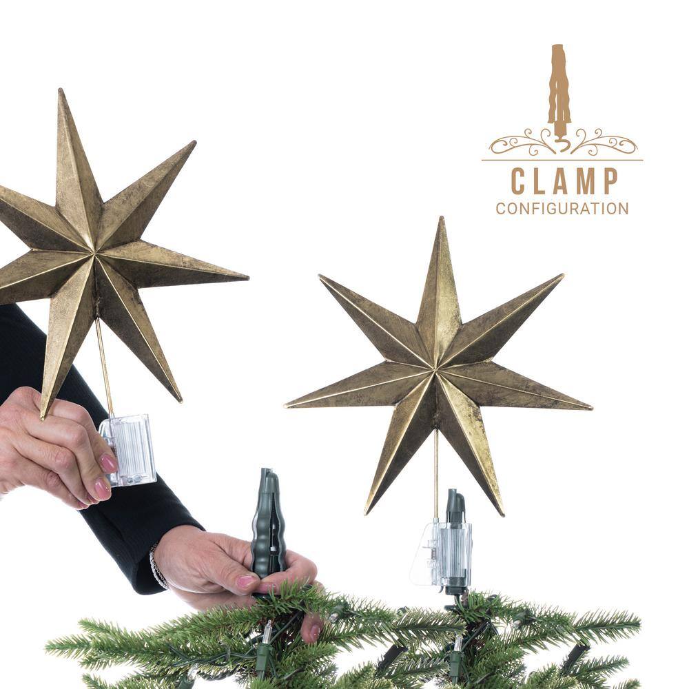 Forest Green Metal Universal Christmas Tree Topper Holder