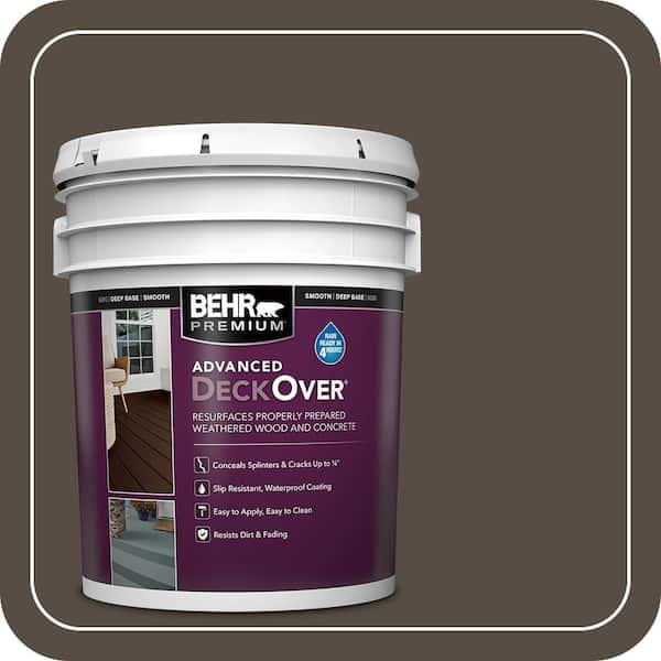 5 gal. #SC-103 Coffee Smooth Solid Color Exterior Wood and Concrete Coating