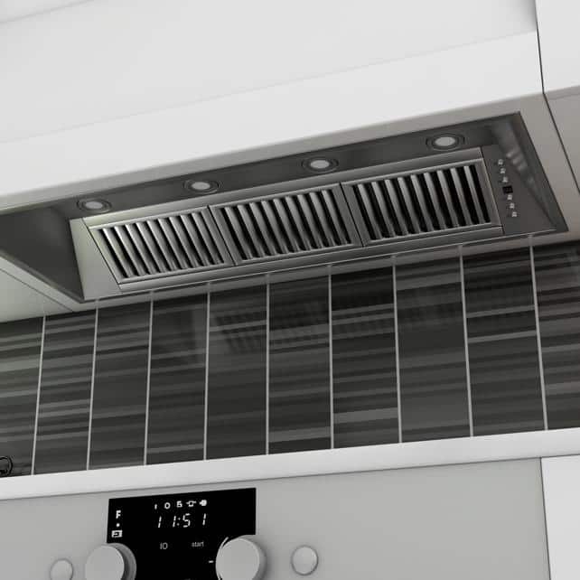 46" Stainless Steel Remote Blower Range Hood Insert