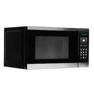 20.56 in. 1.1 cu. ft. Countertop Microwave in Stainless Steel with Auto Cook, Express Cook, Child Safety Lock