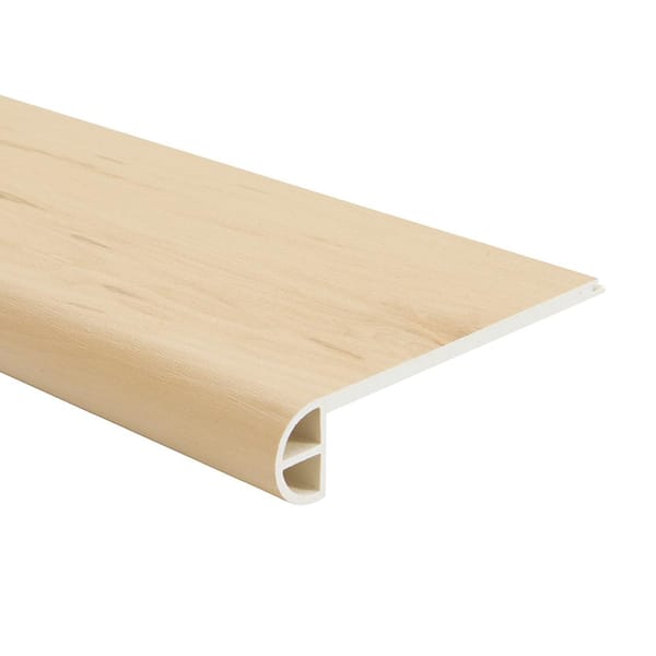 Malibu Wide Plank Maple Woodside 0.944 in. Thickness X 4.527 in. Width X 94.48 in. Length Vinyl Flush Stair Nose Molding