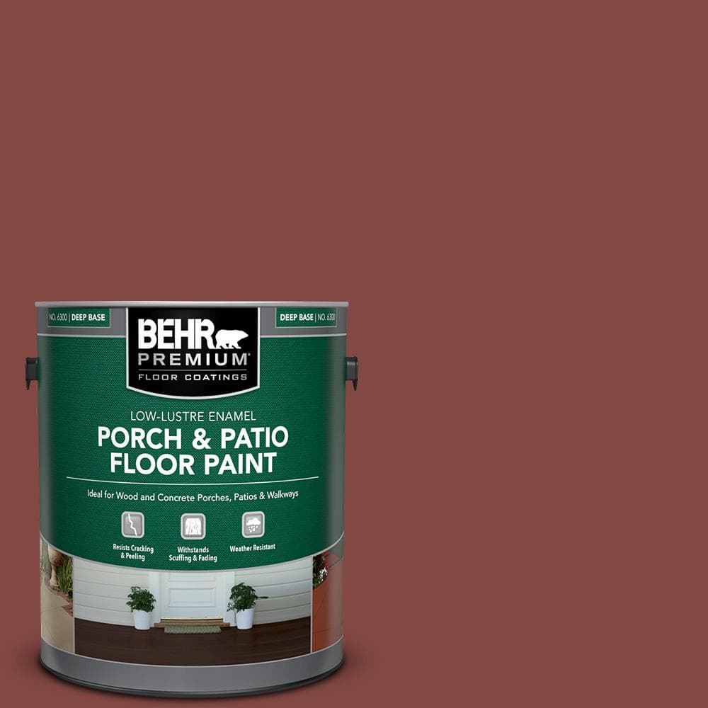 1 gal. #S140-7 Deco Red Low-Lustre Enamel Interior/Exterior Porch and Patio Floor Paint price history on PriceWatchPro