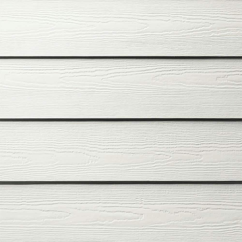 James Hardie Hardie Plank Hz5 7 25 In X 144 In Statement Collection Arctic White Cedarmill