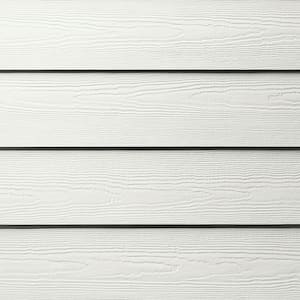 Statement Collection Hardie Plank HZ5 8.25 in. x 144 in. Fiber Cement Cedarmill Lap Siding Arctic White